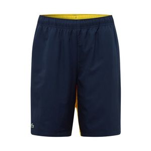 Lacoste Sport Športové nohavice 'Taffetas Diamante' žltá / námornícka modrá / biela vyobraziť
