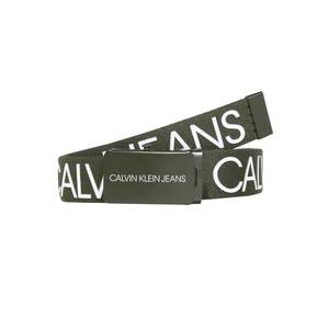 Calvin Klein Jeans Opasky olivová / biela vyobraziť