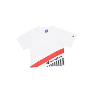 Champion Authentic Athletic Apparel Tričko biela / námornícka modrá / červená vyobraziť