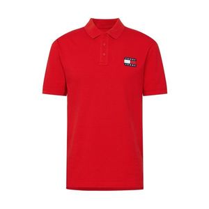 Tommy Jeans Tričko 'Badge Polo' červená vyobraziť