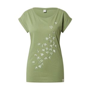 Iriedaily Tričko 'Swarmy' olivová / biela vyobraziť