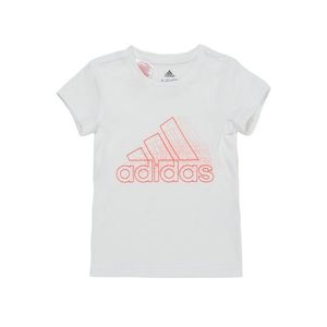 ADIDAS PERFORMANCE Funkčné tričko biela / červená vyobraziť
