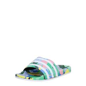 ADIDAS ORIGINALS Plážové / kúpacie topánky 'Adilette' svetlomodrá / zelená / ružová vyobraziť