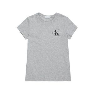 Calvin Klein Jeans Tričko sivá melírovaná vyobraziť
