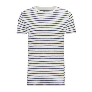 Shiwi Shirt 'Breton' biela / námornícka modrá vyobraziť