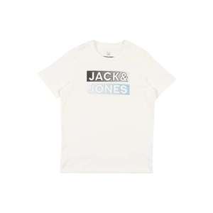 Jack & Jones Junior Tričko 'Booster' biela / svetlomodrá / čierna vyobraziť