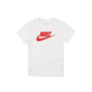 Nike Sportswear Tričko 'FUTURA' biela / červená vyobraziť