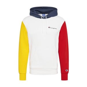 Champion Authentic Athletic Apparel Mikina biela / žltá / červená / námornícka modrá vyobraziť