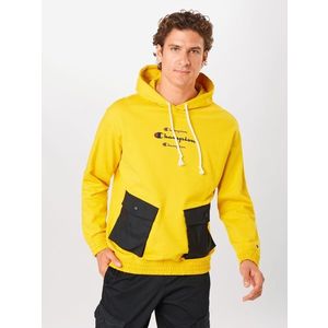 Champion Authentic Athletic Apparel Mikina čierna / žltá vyobraziť