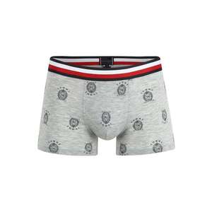 Tommy Hilfiger Underwear Boxerky 'TRUNK' antracitová / sivá / biela / námornícka modrá / červená vyobraziť