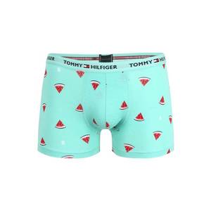 Tommy Hilfiger Underwear Boxerky 'Trunk' tmavomodrá / nefritová / červená / biela / čierna vyobraziť