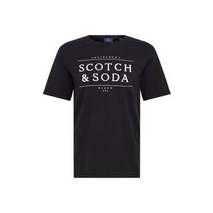 SCOTCH & SODA Tričko čierna / biela vyobraziť