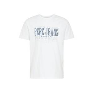 Pepe Jeans Tričko 'Snow' šedobiela / modrá vyobraziť
