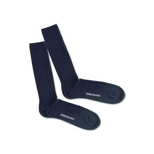 DillySocks Ponožky biela / námornícka modrá vyobraziť
