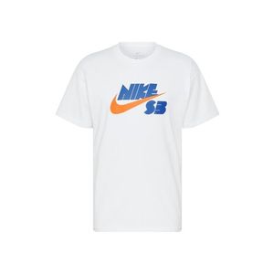 Nike SB Tričko nebesky modrá / oranžová / biela vyobraziť