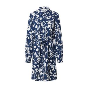 VILA Košeľové šaty 'RUMINA' šedobiela / modrá vyobraziť