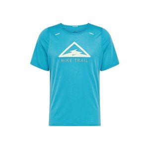 NIKE Funkčné tričko 'Rise 365 Trail' béžová / modrá / biela vyobraziť