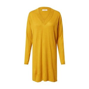 JACQUELINE de YONG Pletené šaty 'Zoe' zlatá žltá vyobraziť