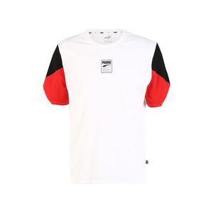 PUMA Funkčné tričko 'Rebel Advanced' biela / červená / čierna vyobraziť
