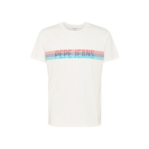 Pepe Jeans Tričko 'MARKE' šedobiela / zmiešané farby vyobraziť