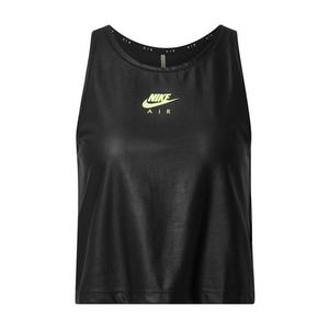 Nike Sportswear Top 'Air' neónovo zelená / čierna vyobraziť