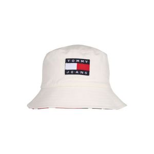 Tommy Jeans Klobúk 'Heritage Bucket Rev' zmiešané farby / biela vyobraziť