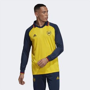 Tričko s dlhým rukávom Adidas Arsenal London Icon Tee Yellow - M vyobraziť
