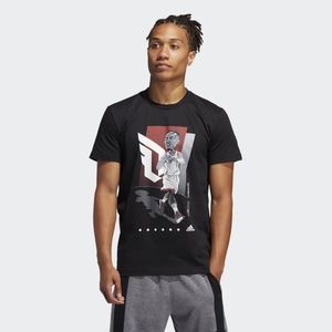 Pánské Tričko Adidas Dame GU Tee Black - L vyobraziť