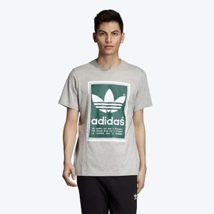 Pánské Tričko Adidas Filled Label Tee Grey - XL vyobraziť