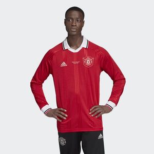 Tričko s dlhým rukávom Adidas Manchester United Icons Tee Rea Red - XL vyobraziť