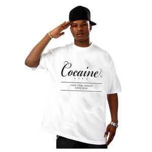 Pánské Tričko Cocaine Life Basic Large Logo Tee White - M vyobraziť