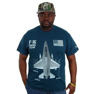 Tričko Cocaine Life F16 T-shirt Midnight Navy - M vyobraziť