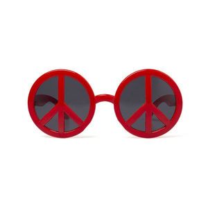 Jeepers Peepers Sunglasses Red Peace Sign (JP0136) - UNI vyobraziť