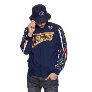 Mitchell & Ness jacket Golden State Warriors navy NBA Hook Shot Warm Up Jacket - L vyobraziť