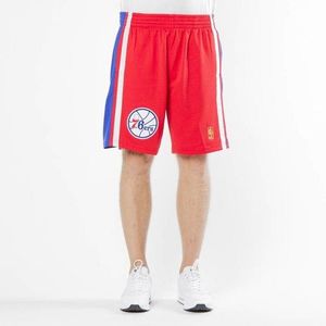Mitchell & Ness shorts Philadelphia 76ers red/royal Swingman Shorts - L vyobraziť
