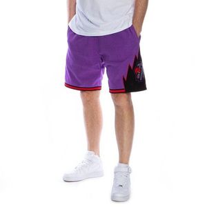 Mitchell & Ness shorts Toronto Raptors purple Warm Up Fleece Short - L vyobraziť