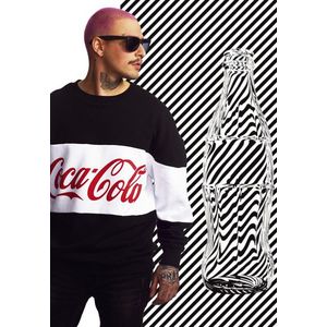 Mr. Tee Coca Cola Stripe Oversize Crewneck black - XS vyobraziť