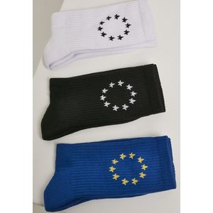 Mr. Tee Euro Socks 3-Pack white/black/blue - 47–50 vyobraziť