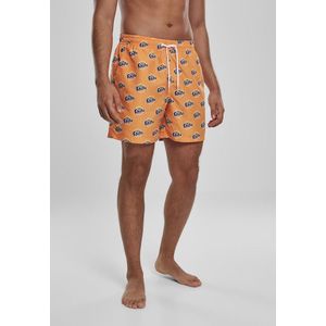 Mr. Tee Fanta Logo AOP Swimshorts orange - S vyobraziť