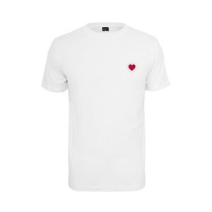 Mr. Tee Heart Tee white - M vyobraziť