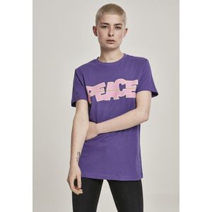 Mr. Tee Ladies Peace Tee ultraviolet - XS vyobraziť