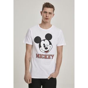 Mr. Tee Mickey College Tee white - M vyobraziť