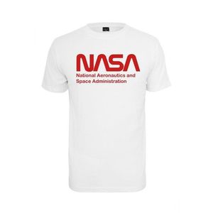 Mr. Tee NASA Wormlogo Tee white - XS vyobraziť