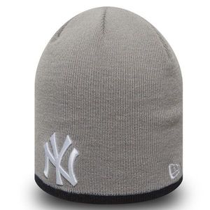 Zimná čapica New Era MLB Team Skull knit NY Yankees Grey - UNI vyobraziť