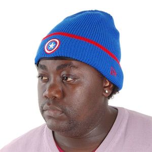 New Era Pop Cuff Knit Captain America Official Cap - UNI vyobraziť