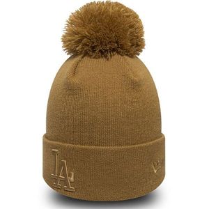 Zimná čapica New Era Womens MLB Leafgue Essential Bobble Cuff Knit Brown - UNI vyobraziť