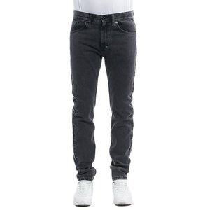 Pants Mass Denim Signature Jeans Tapered Fit black stone washed - W 34 vyobraziť