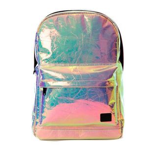 Spiral Holographic Backpack Bag - UNI vyobraziť
