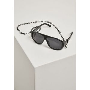Urban Classics 101 Chain Sunglasses black/black - UNI vyobraziť