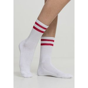 Urban Classics 2-Stripe Socks 2-Pack white/red - 47–50 vyobraziť
